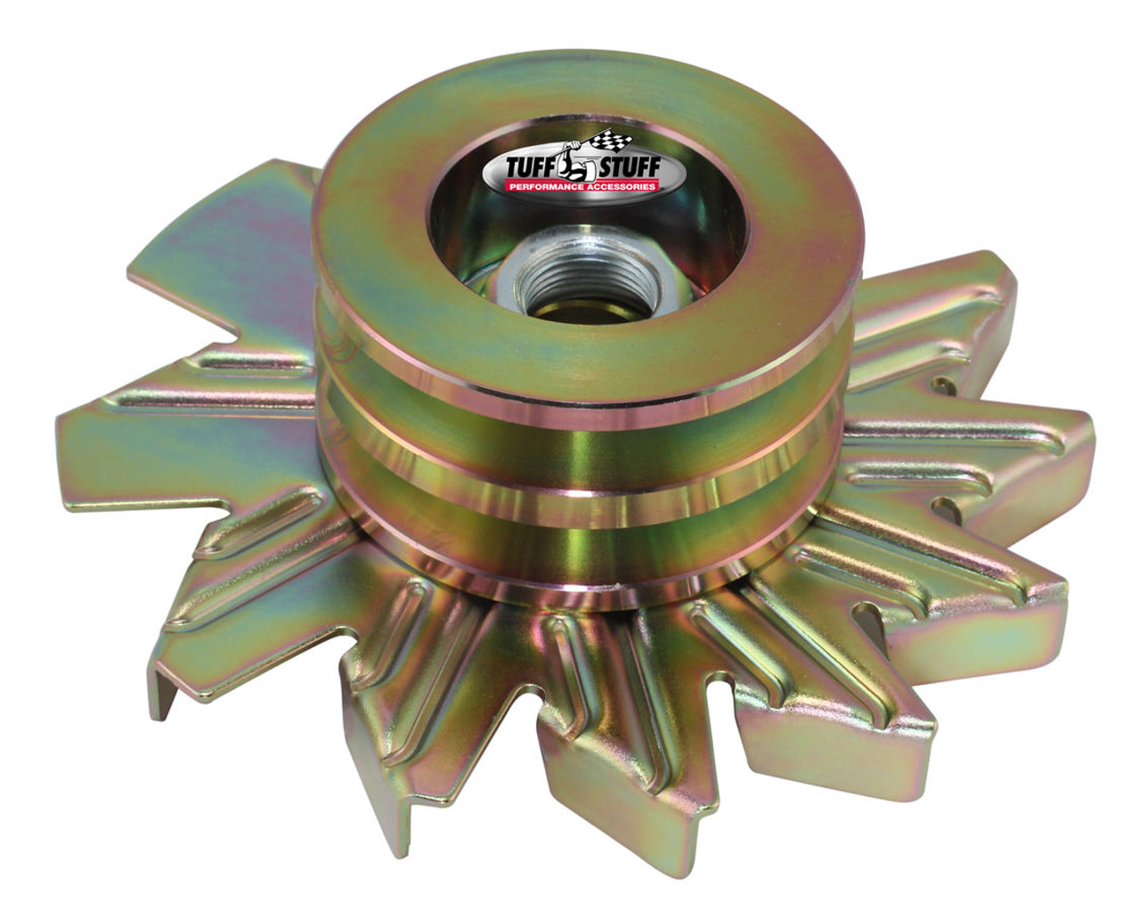 Tuff-Stuff Alternator Gold Zinc Fan And Pulley Combo - TFS7600BD