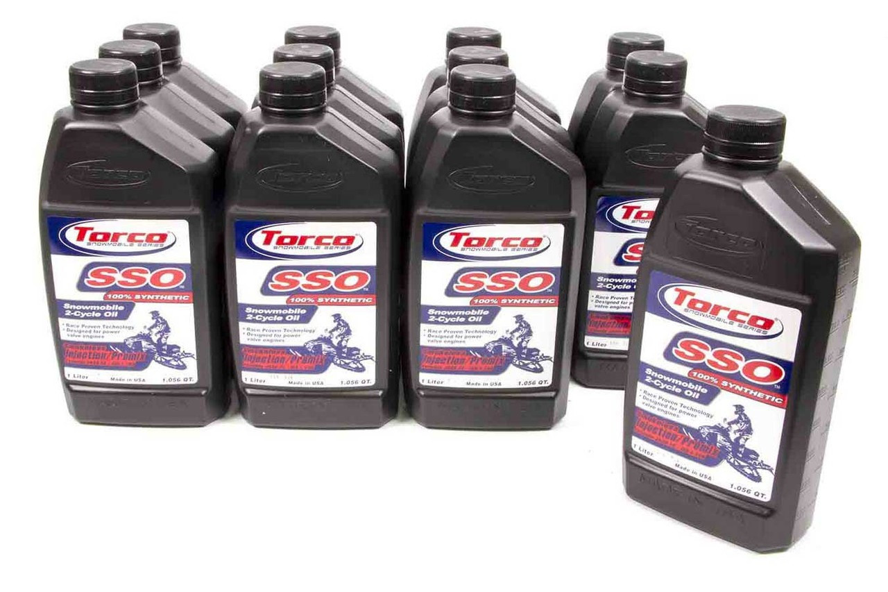 Torco SSO Synthetic 2 Cycle Snowmobile Oil Case/12 - TRCS960066C