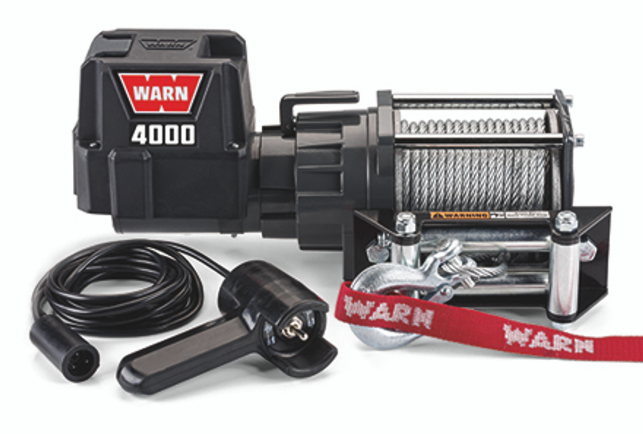 Warn DC4000 Winch 4000lb w/Roller Fairlead - WAR94000