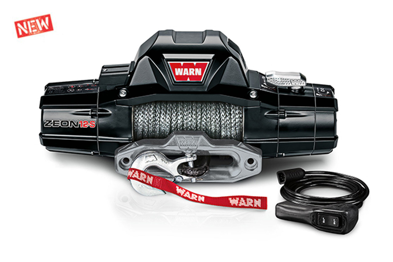 Warn Zeon 12-S 12000lb Winch w/Synthetic Rope - WAR95950