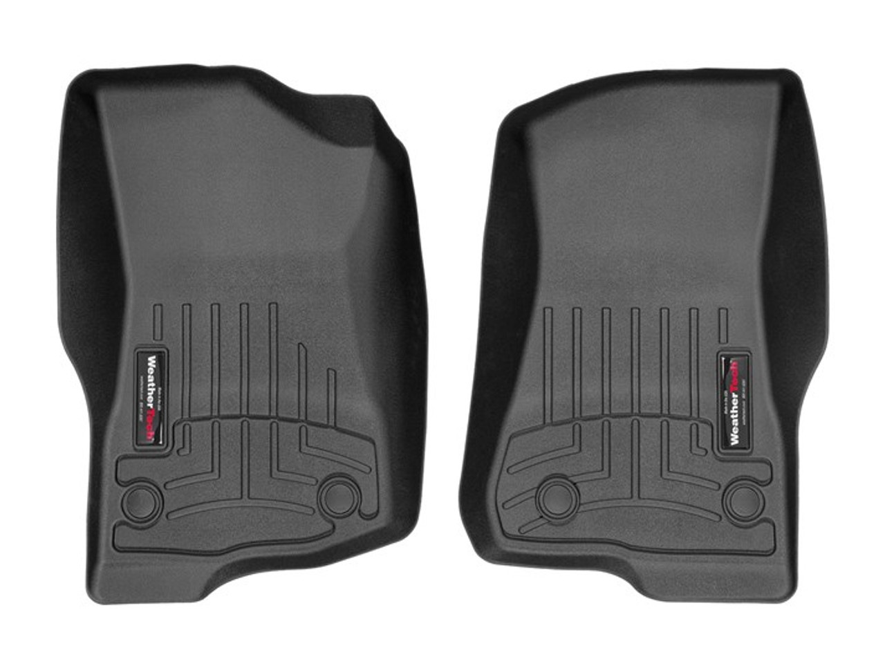 WeatherTech 18-   Jeep JL Front Floor Liners Black - WEA4413131