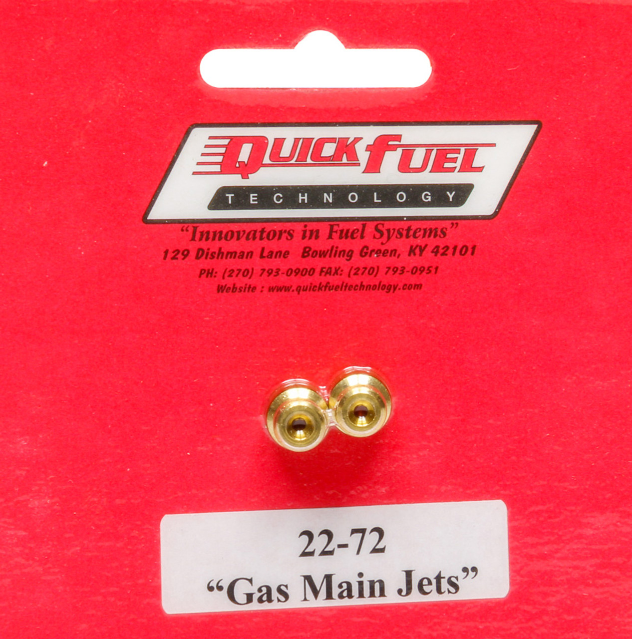 Quick Fuel #72 Main Jets (2pk)  - QFT22-72