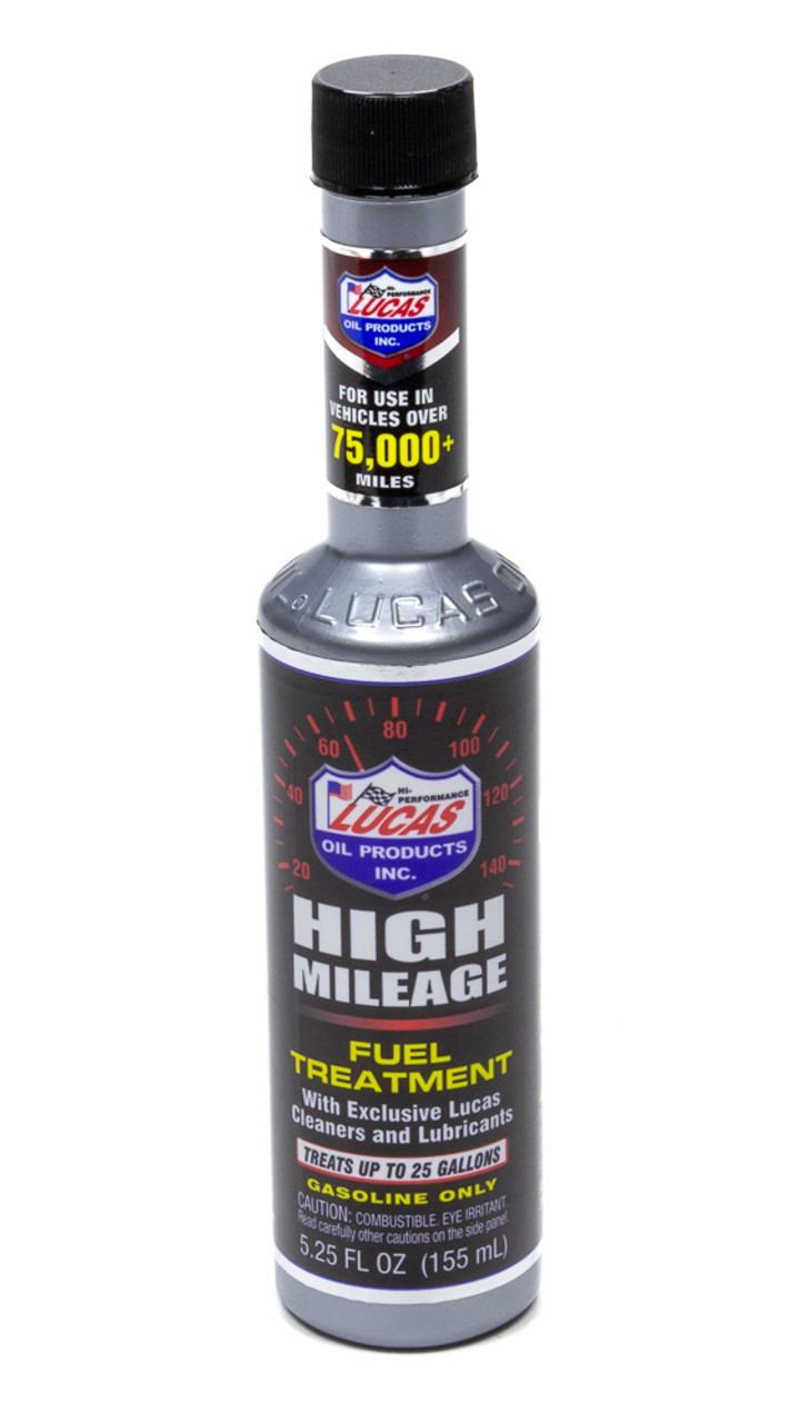 Lucas High Mileage Fuel Treat ment 5.25 Oz. - LUC10977