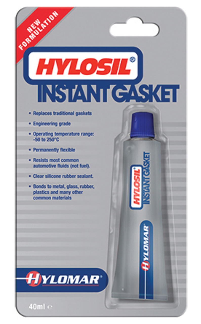 Hylomar Hylosil Gray Silicone RTV Sealant 3.0oz Tube - HYL61405