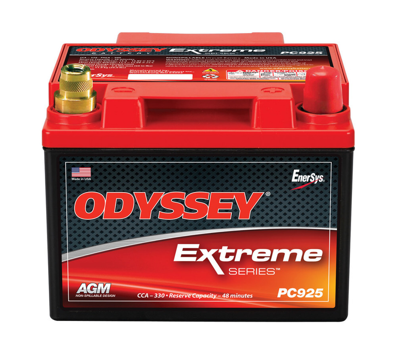 Odyssey Battery 330CCA/480CA SAE Terminals - ODYPC925T