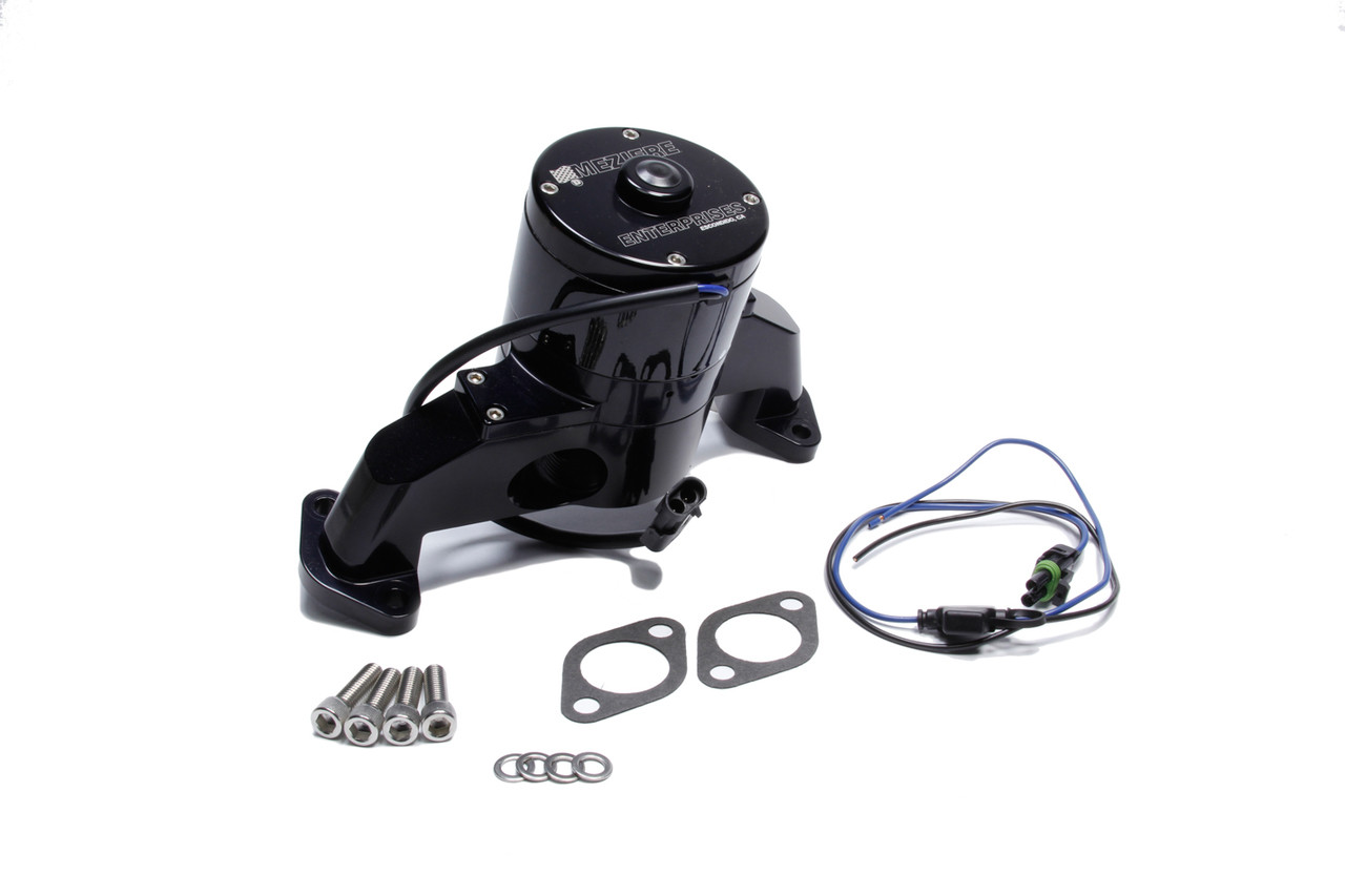 Meziere BBC Billet HD Electric Water Pump Black - MEZWP100SHD