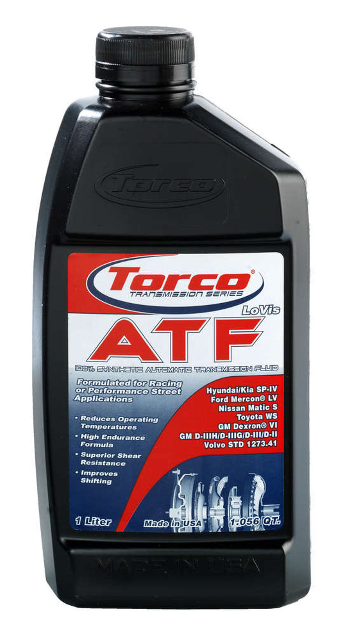 Torco LoVis ATF Transmission Fluid 1-Liter - TRCA220065CE