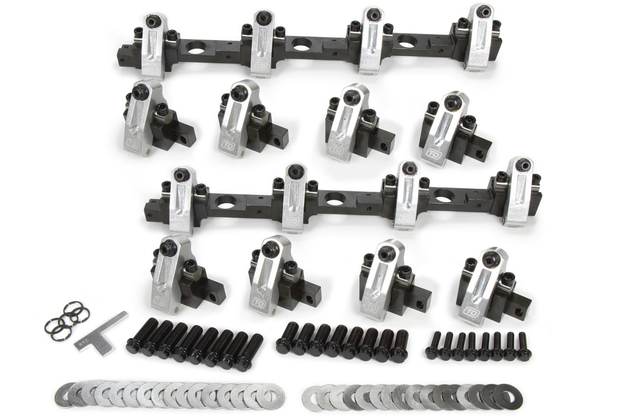 T&D BBF Shaft Rocker Arm Kit Trick Flow A460 Heads - TDM7013-175/175