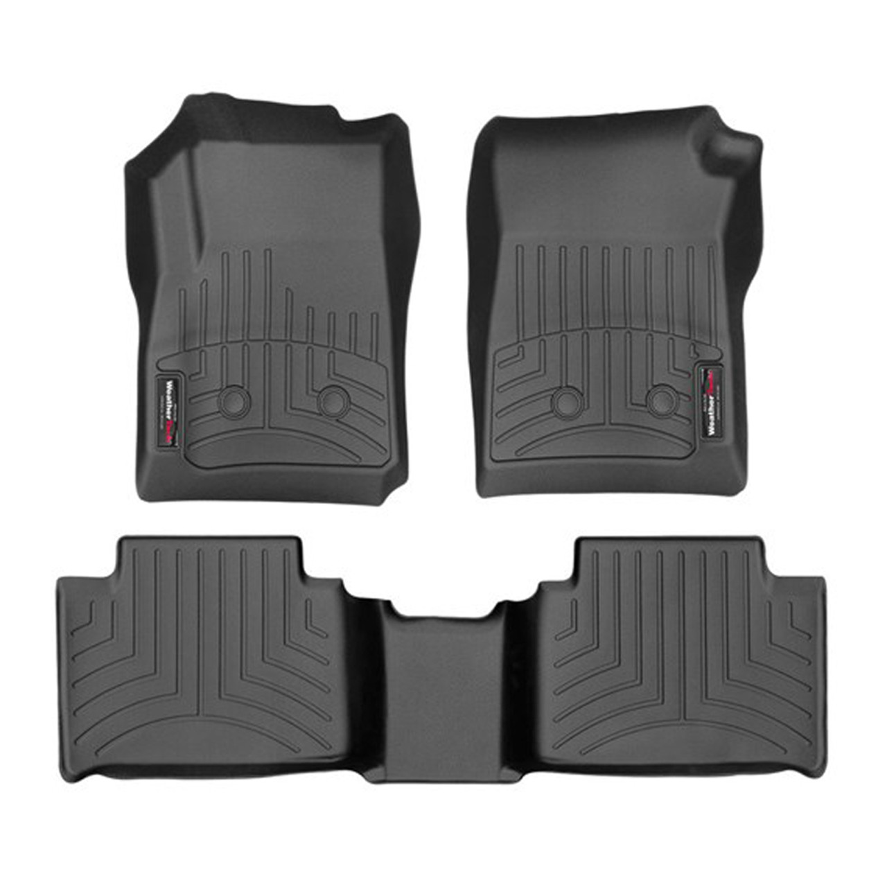 Weathertech Black Front And Rear Floorliners - WEA44751-1-2