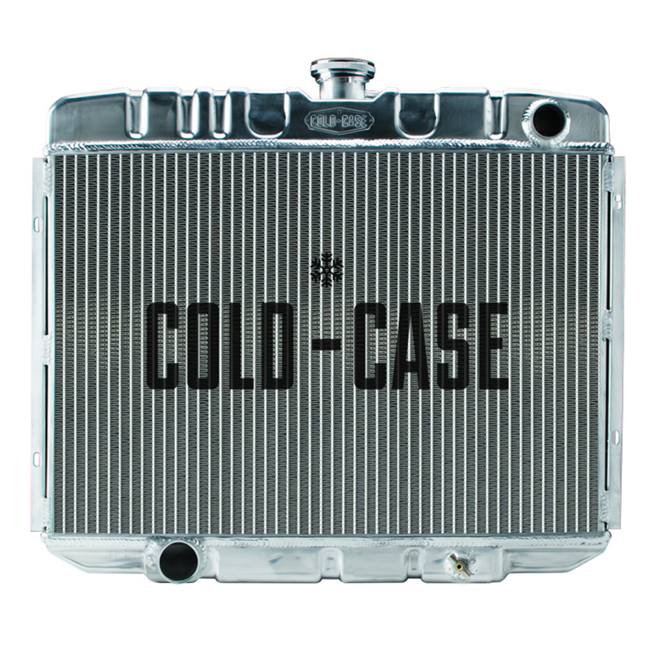 Cold Case COLD CASE RADIATORS 67-70 Mustang BB 24in Ra diator MT - CCRFOM588 - CCRFOM588