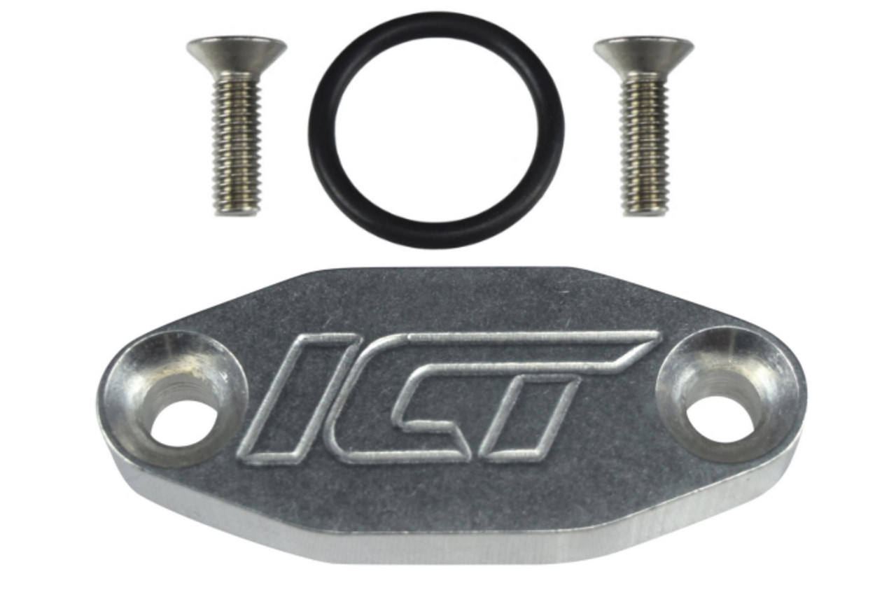 ICT Oil Port Adapter Cooler Delete Block Off Plate - ICT551621