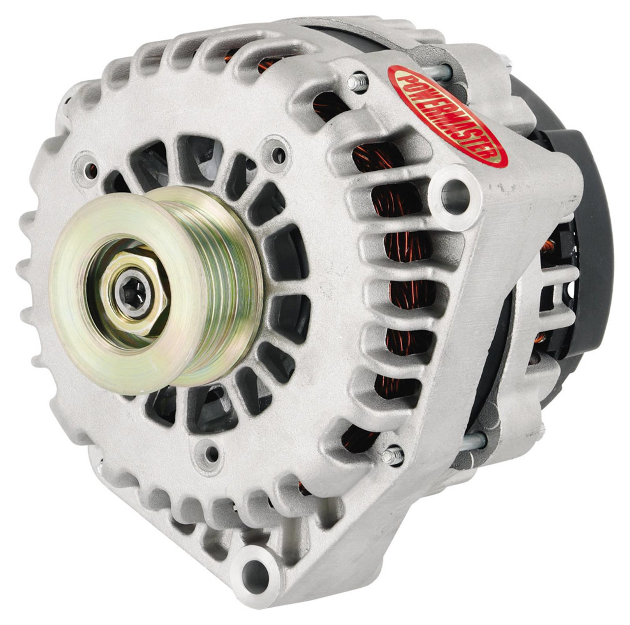 Powermaster Alternator 220 Amps GM 6-Groove - Natural - PWM482378