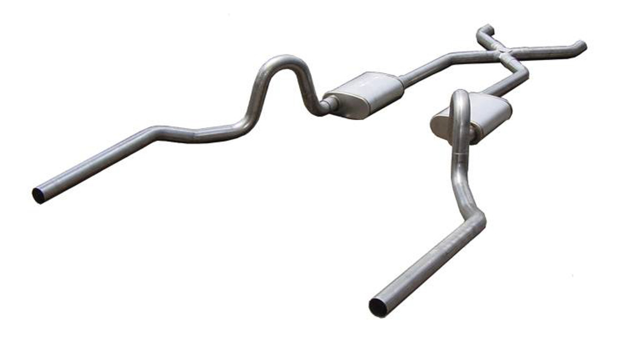 Pypes 64-72 A-Body Crossmember Back Exhaust 2.5in - PYPSGA10T