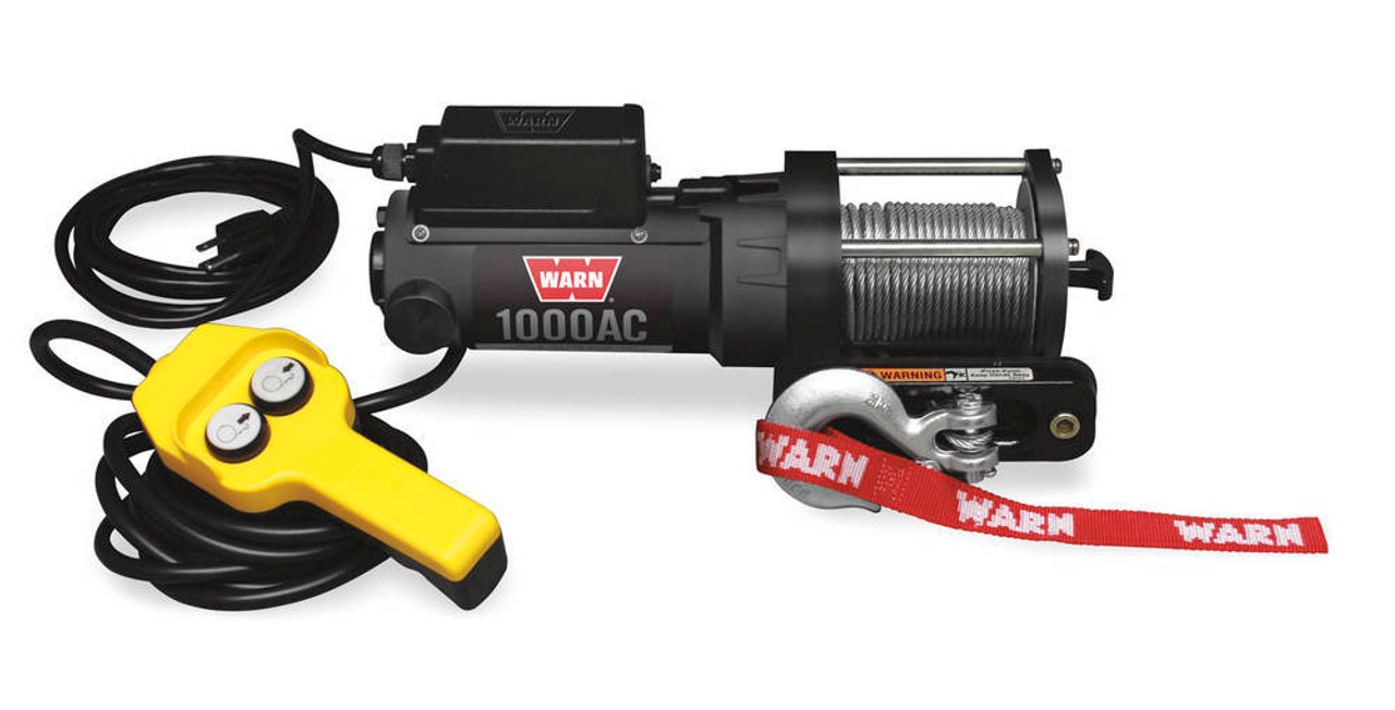 Warn 120V AC Electric Winch 1000lb Wire Rope - WAR80010