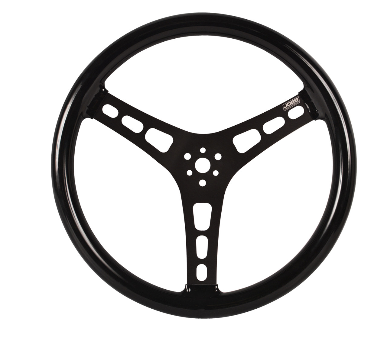 Joes Steering Wheel 13in Alum Dished Rubber Coated - JOE13513-CB