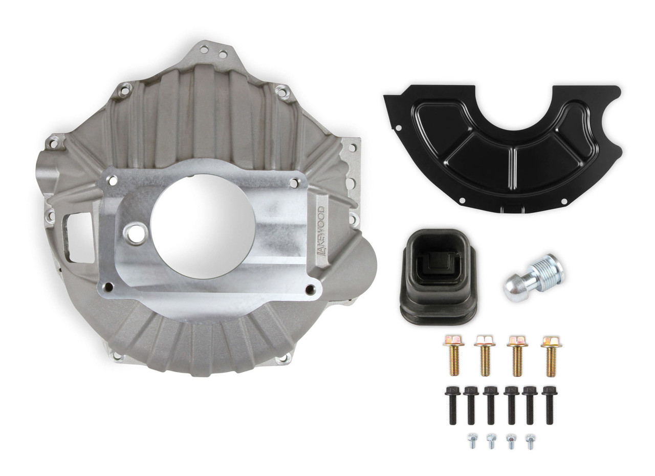 Lakewood Aluminum Bell Housing Kit SBC/BBC - LWILK4000K