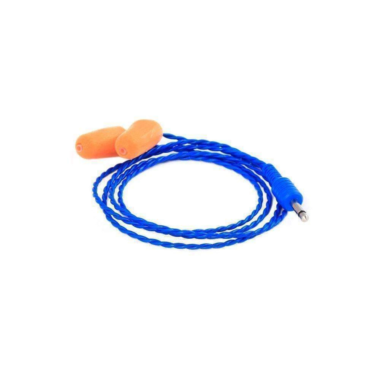 Rugged Radios  EarBud Foam ChallengerII Mono 1/8in Plug - RGRCHALLENGER-II-BLUE