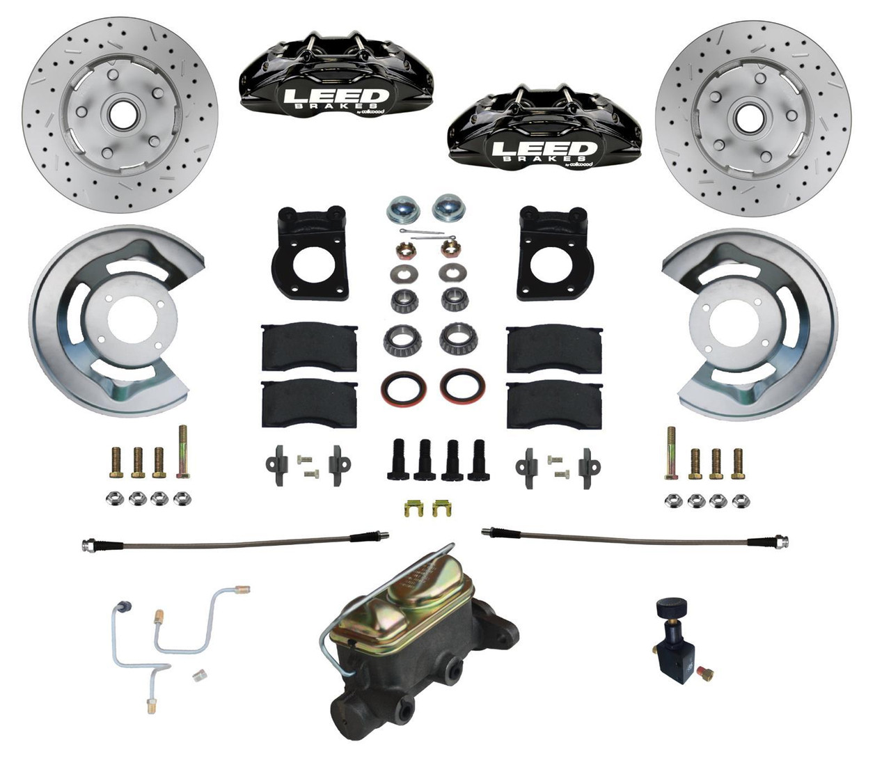 Leed 65-66 Mustang Brake Conversion Kit - LEEBFC0005-405X