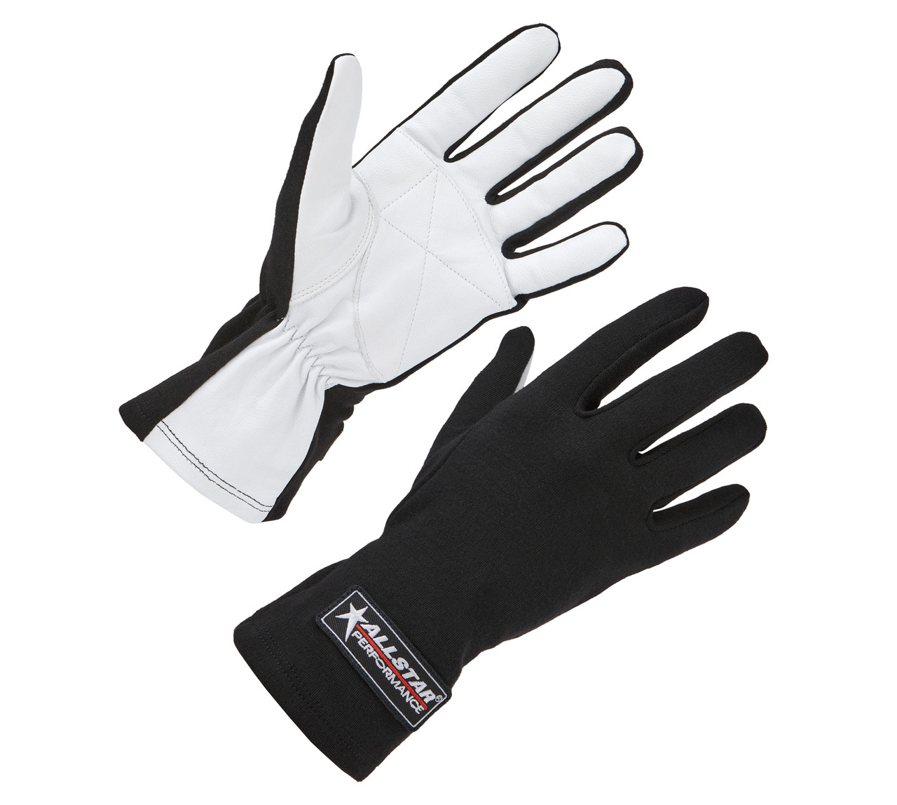 Racing Gloves Non-SFI S/L Black X-Large
