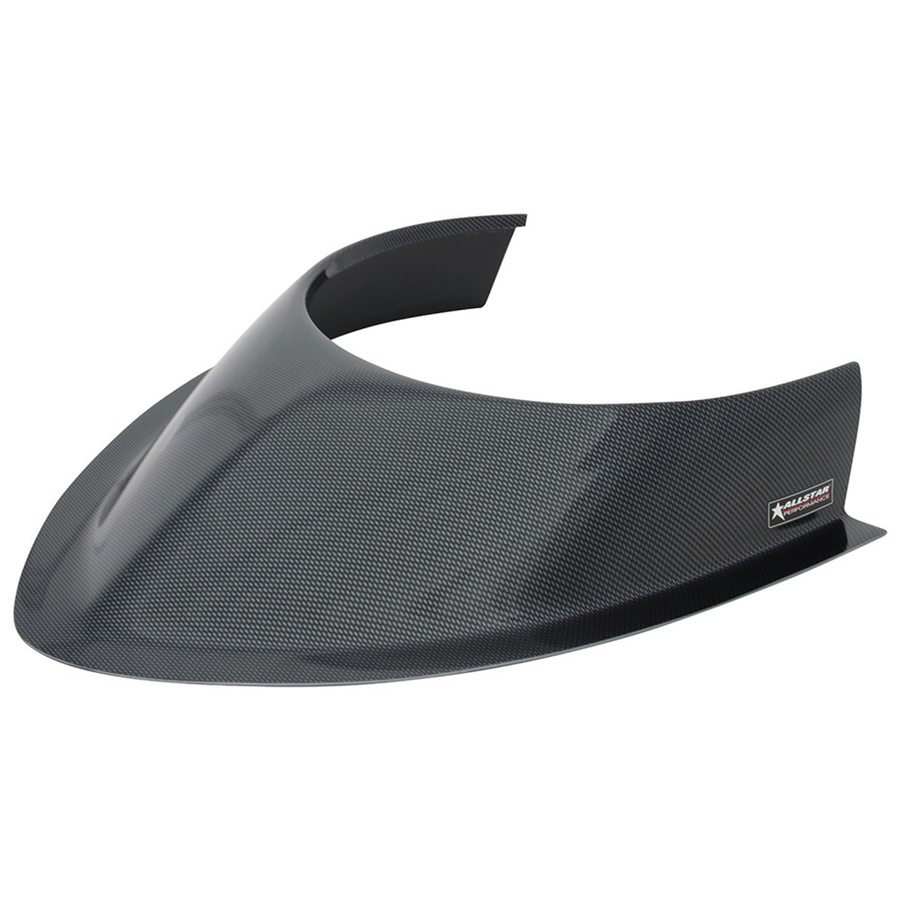 Tapered Front Hood Scoop 3.5in  Curved Base