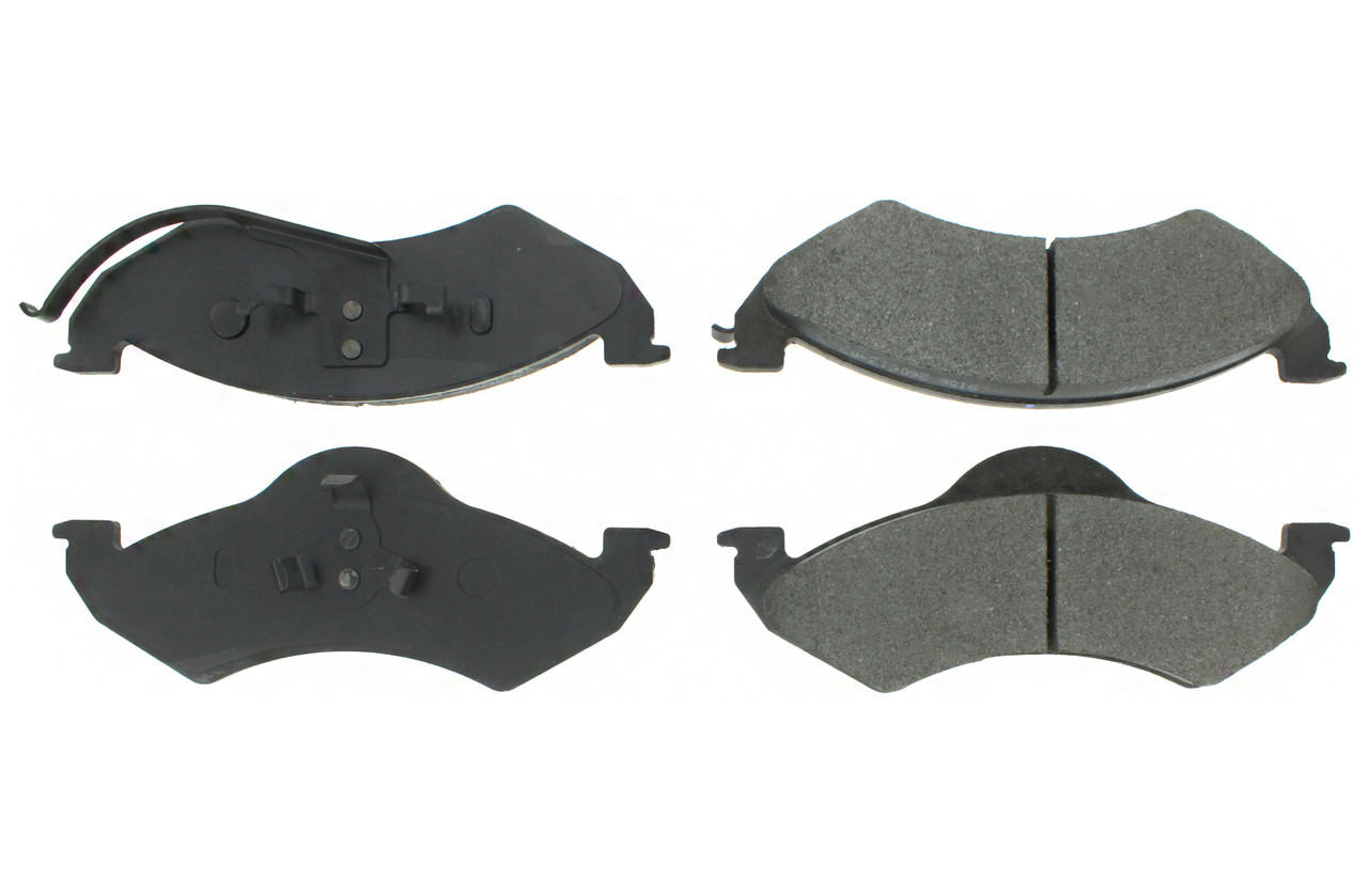 Posi-Quiet Semi-Metallic Brake Pads with Hardwar