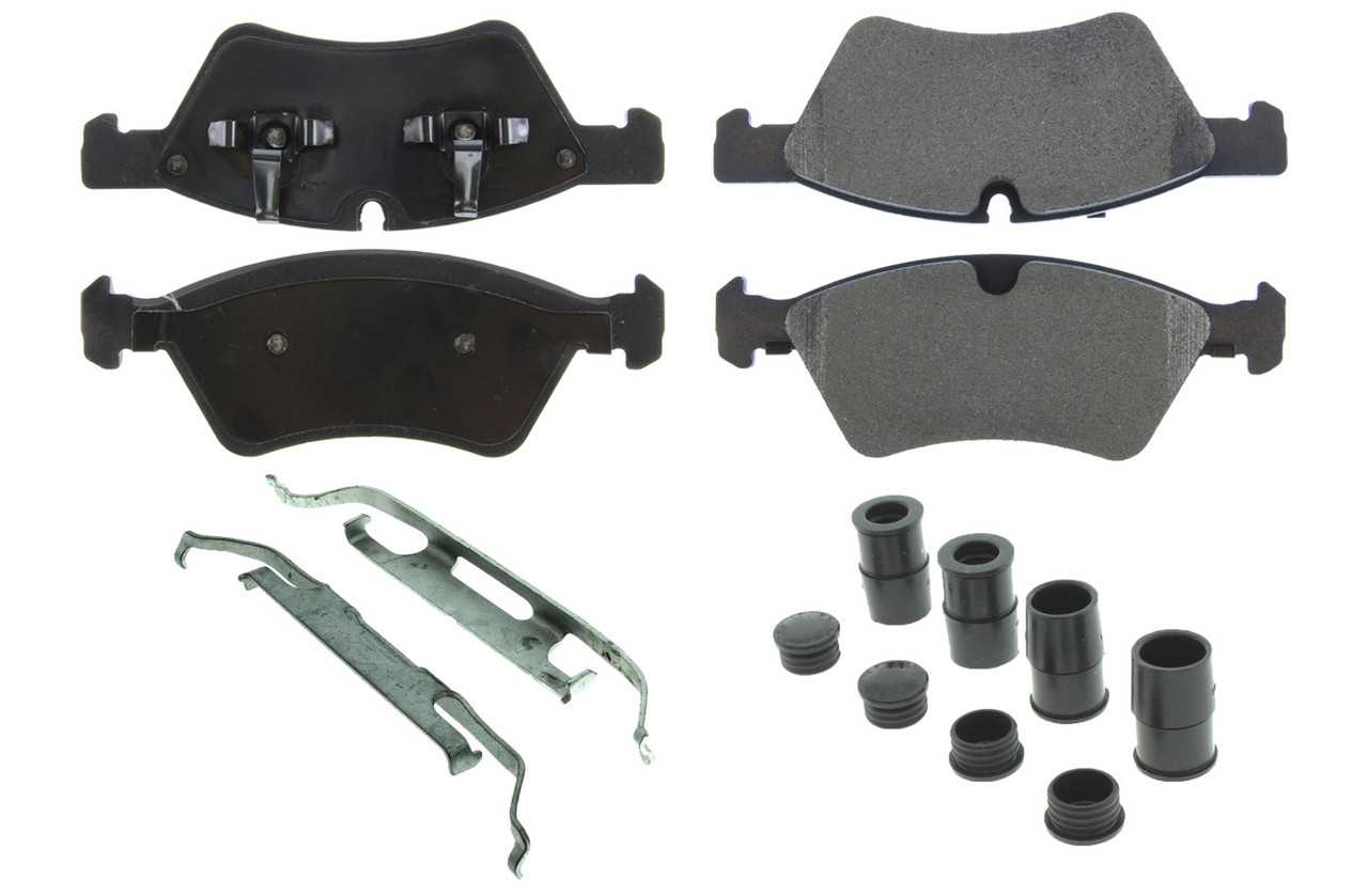 Posi-Quiet Semi-Metallic Brake Pads with Hardwar