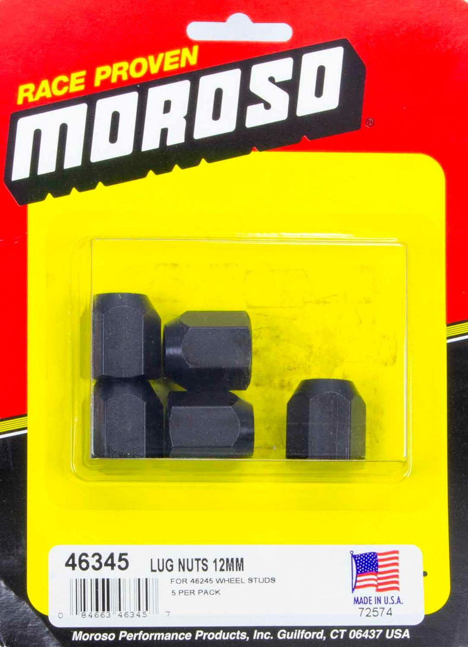 Moroso 12mmx1.5 Lug Nuts (5pk)