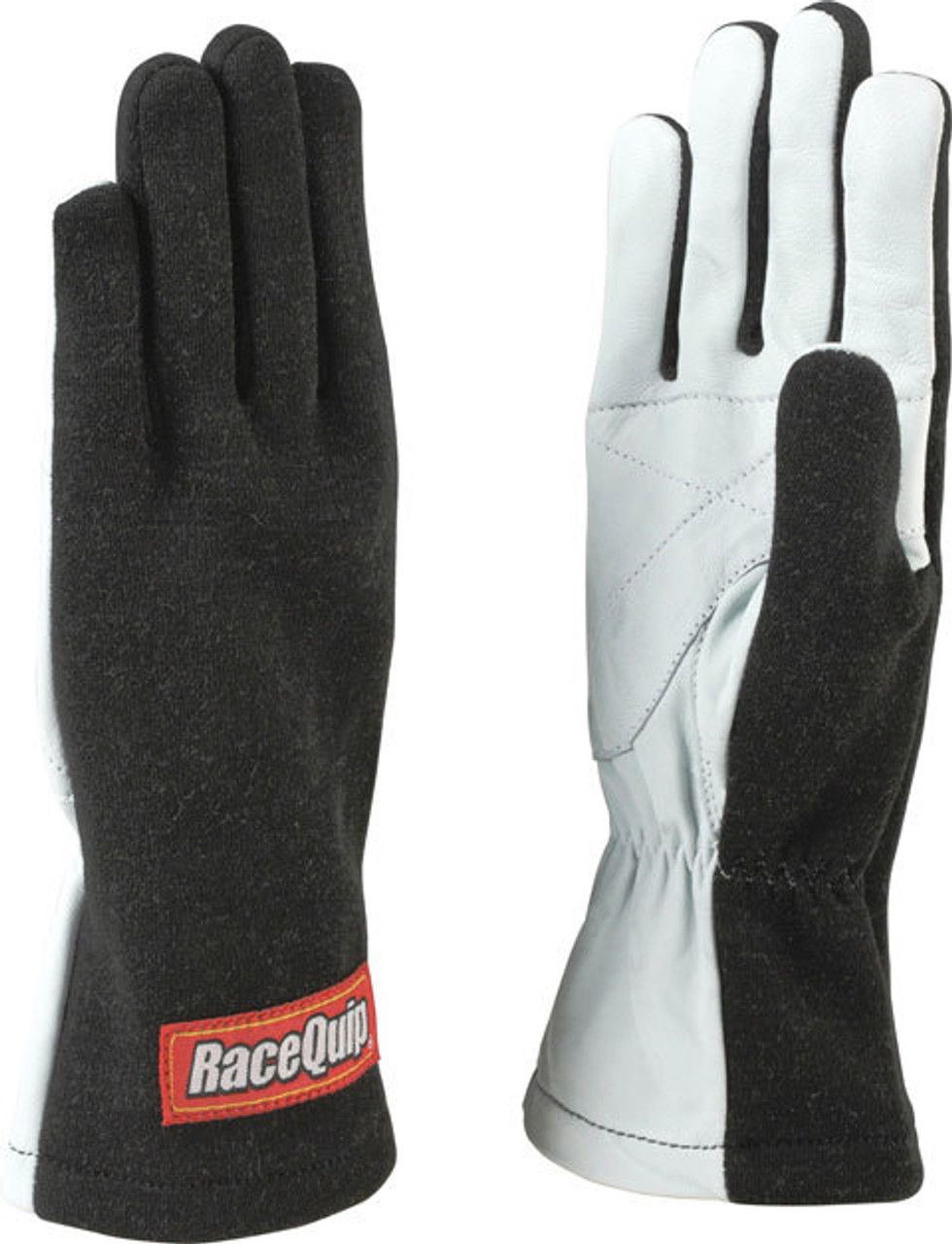 RaceQuip Gloves Single Layer Large Black