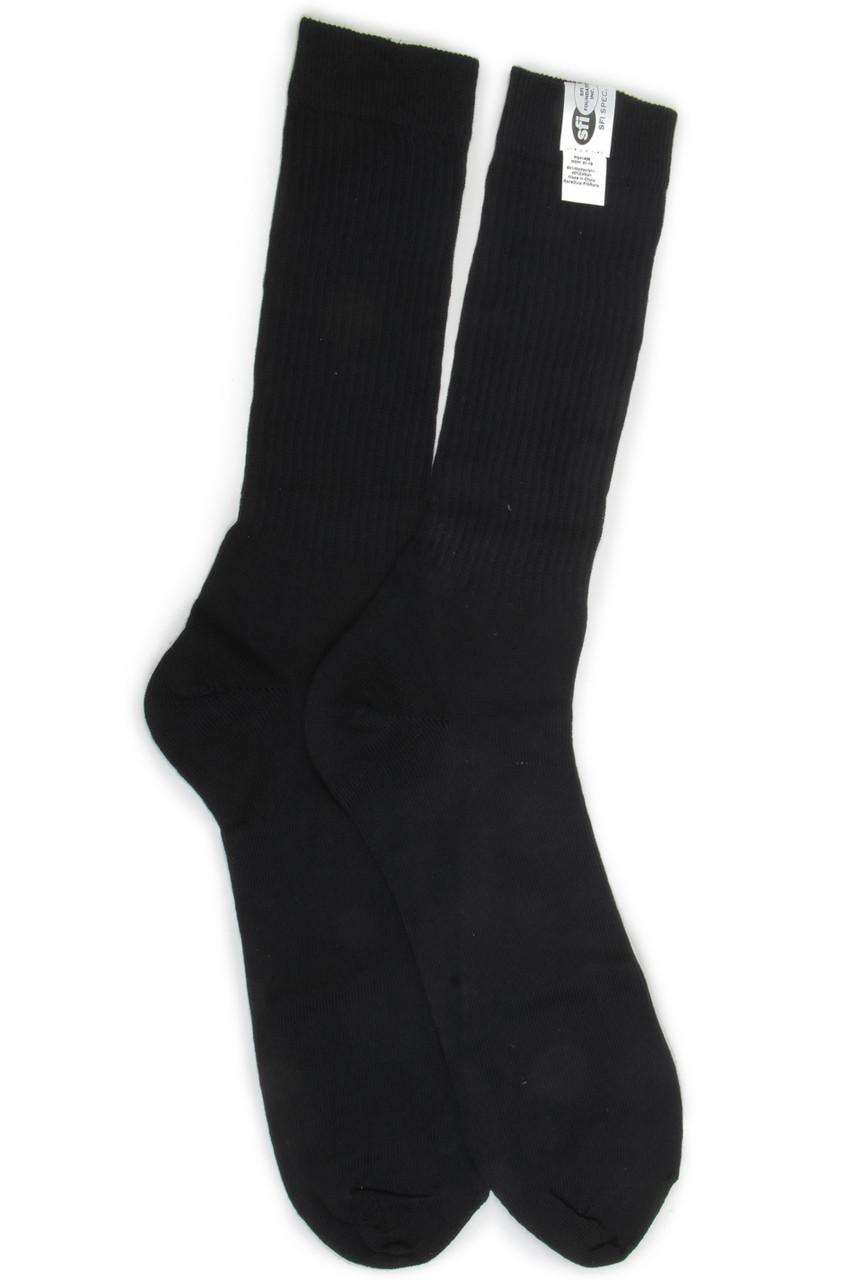 RaceQuip Socks FR Medium 8-9 Black SFI 3.3