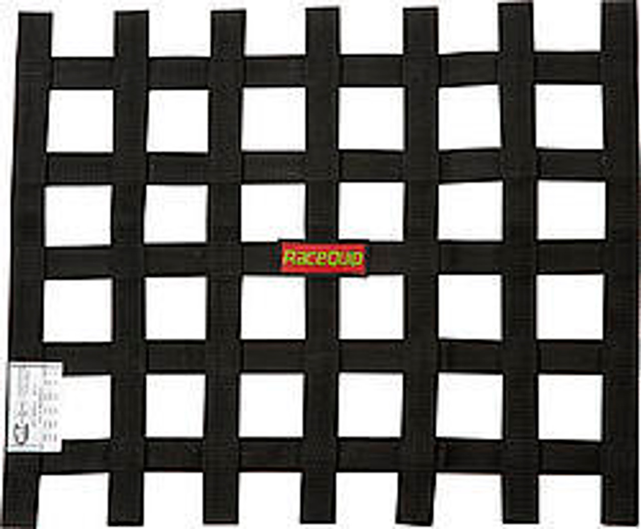 RaceQuip Ribbon Net 18x21 SFI Black