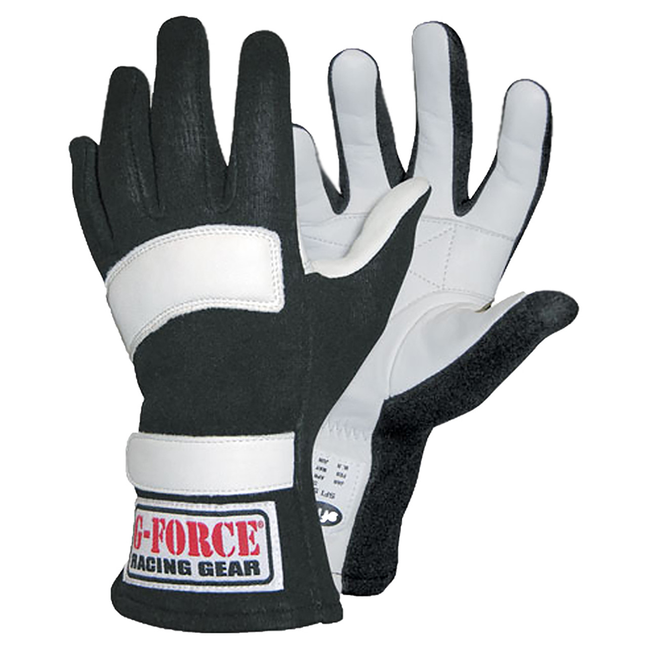 G-Force G5 Racing Gloves Large Black