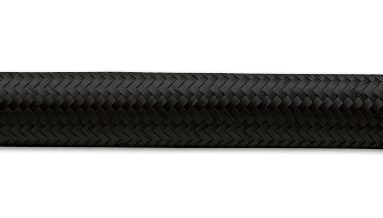Vibrant Performance 2ft Roll -8 Black Nylon Braided Flex Hose