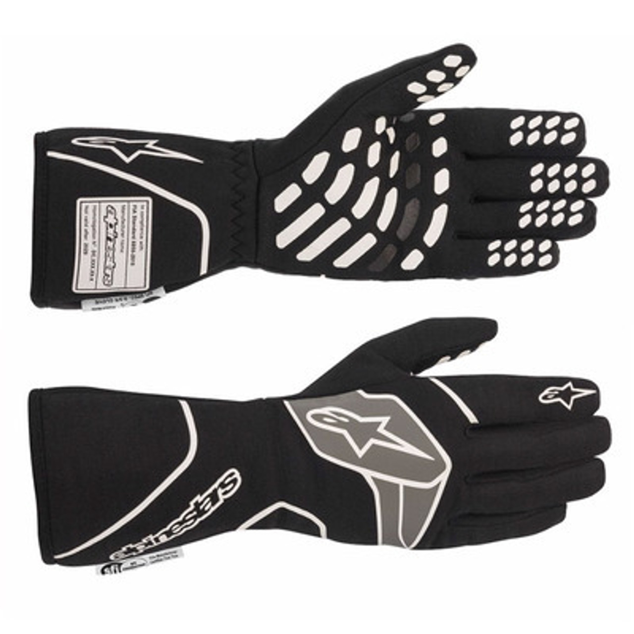 Alpinestars USA Glove Tech-1 Race V3 Black / Gray 2X-Large