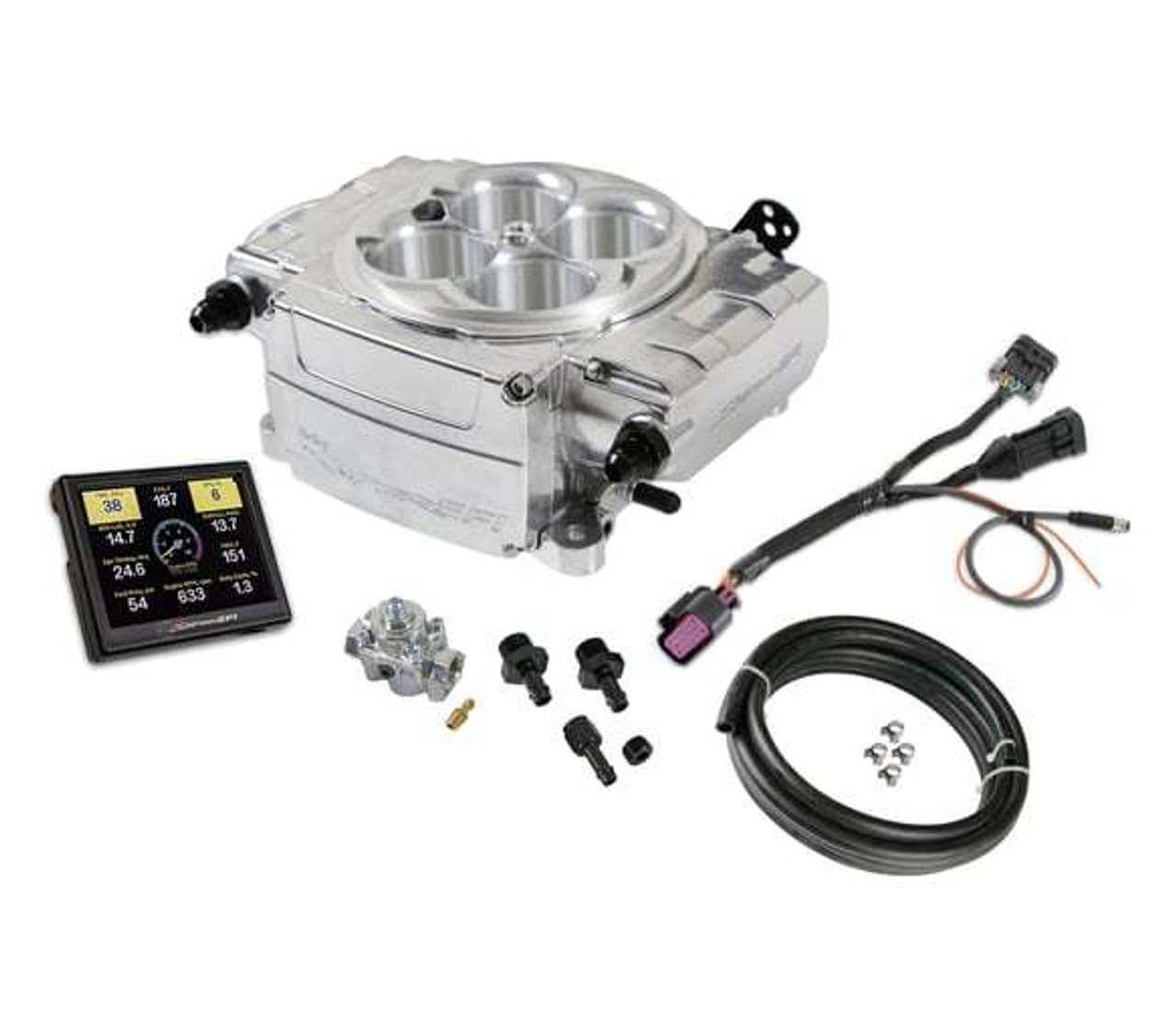 Holley Sniper-2 Upgrade Kit Polished w/Regulator