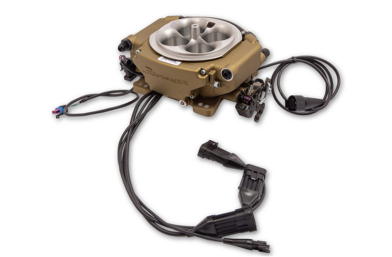 Holley Sniper EFI Xflow System 900 CFM Gold Finish