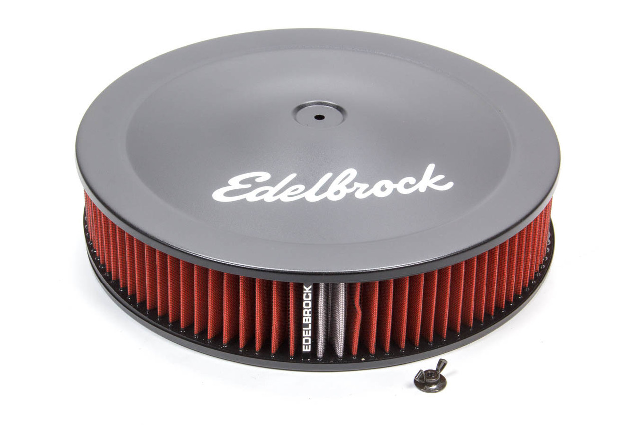 Edelbrock Pro-Flow Air Cleaner Kit 14in x 3in Black