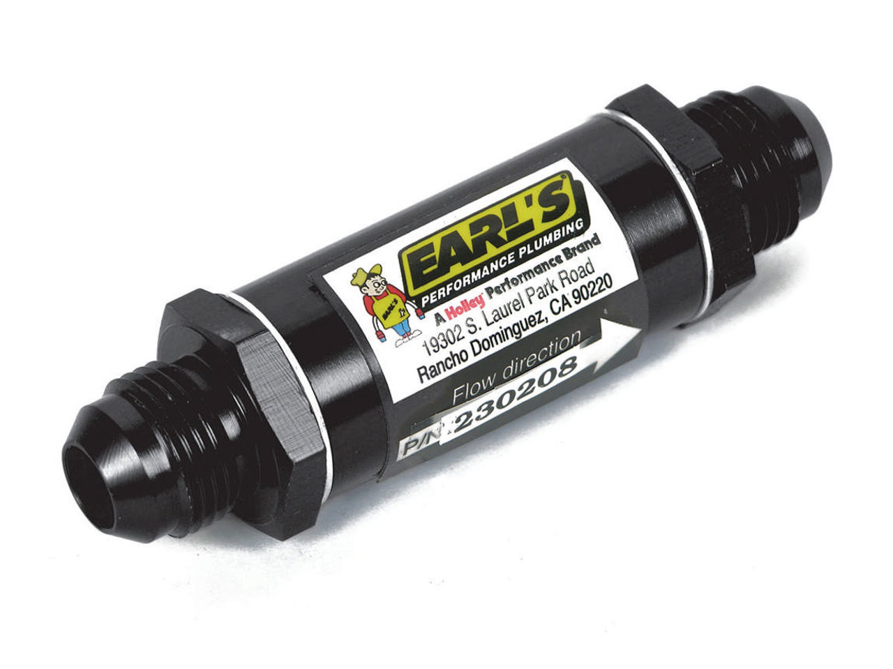 Earls 6an Fuel Filter w/85 Micron Screen Ano-Tuff