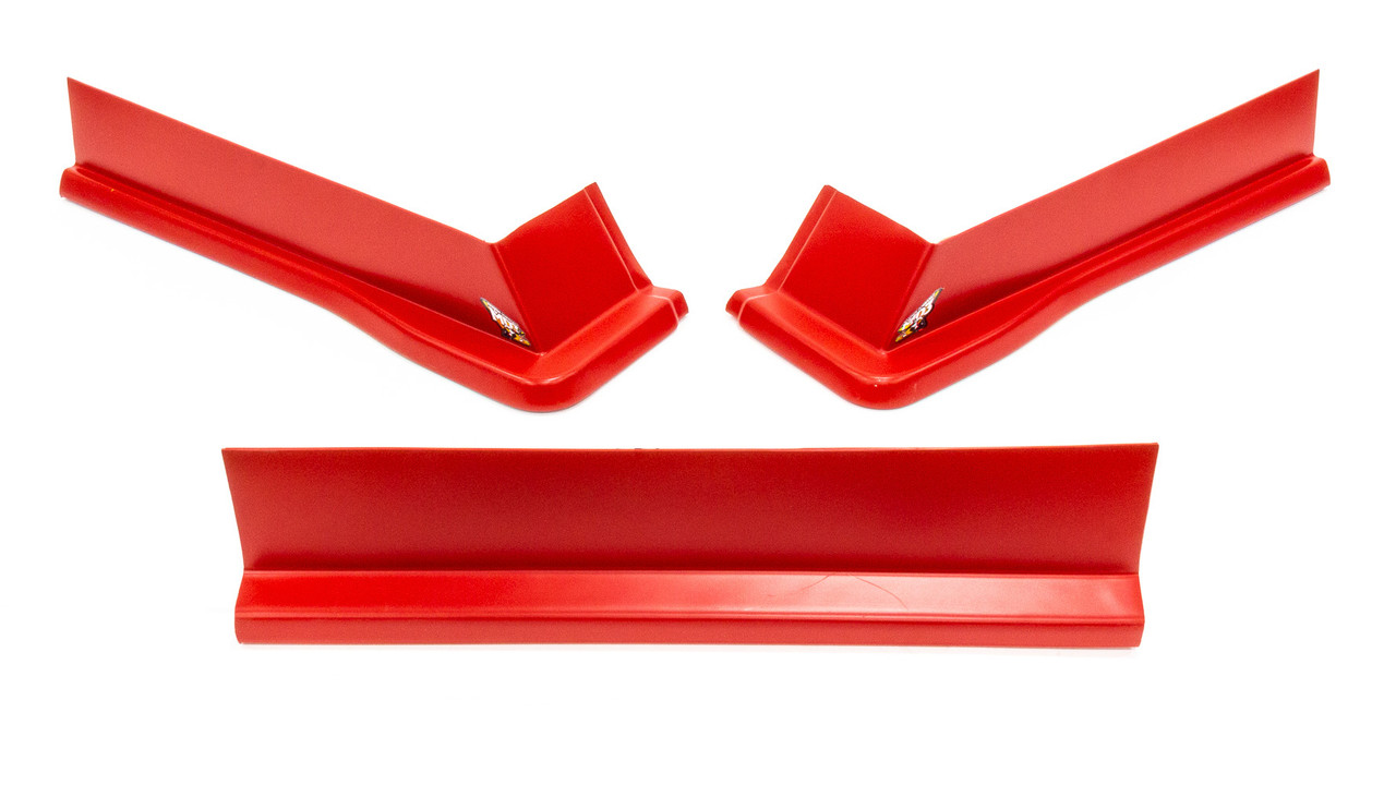 Fivestar Modified Aero Valance 3pc. Red