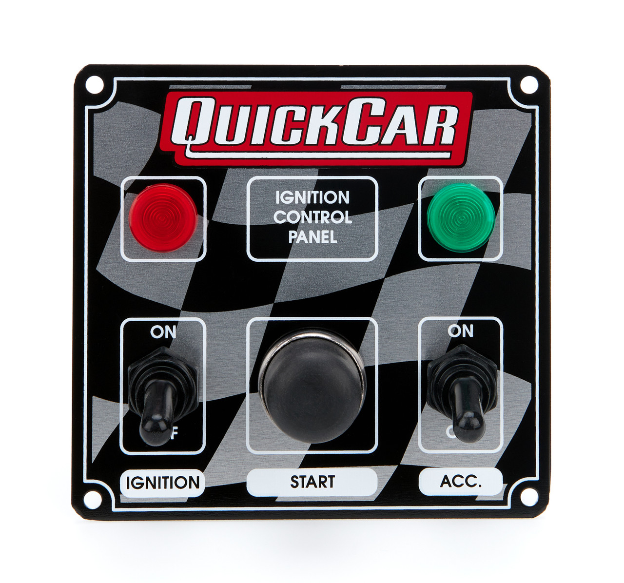 QuickCar Racing Products Ignition Panel 2 Switch w/Lights