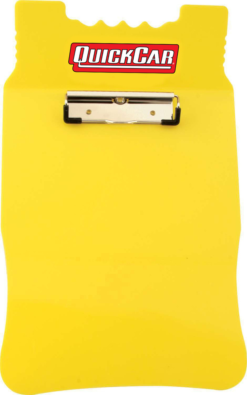 QuickCar Racing Products Acrylic Clipboard Yellow