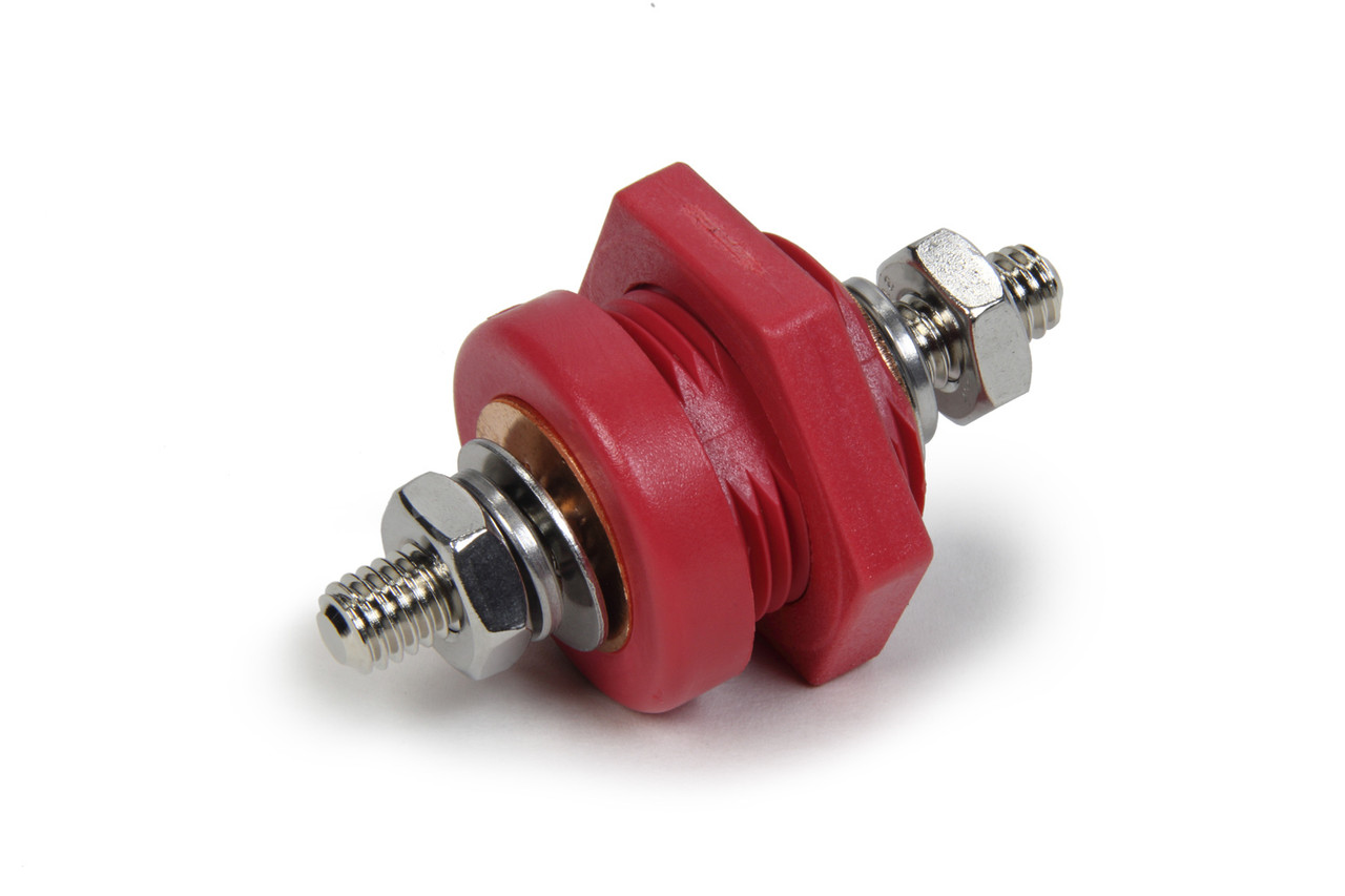 QuickCar Racing Products Stud Feed Thru Red