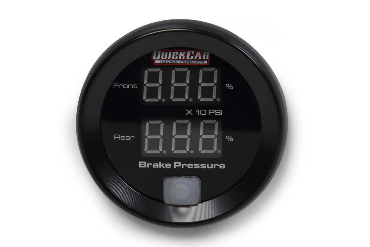 QuickCar Racing Products Brake Bias Digital Gauge w/ Senders