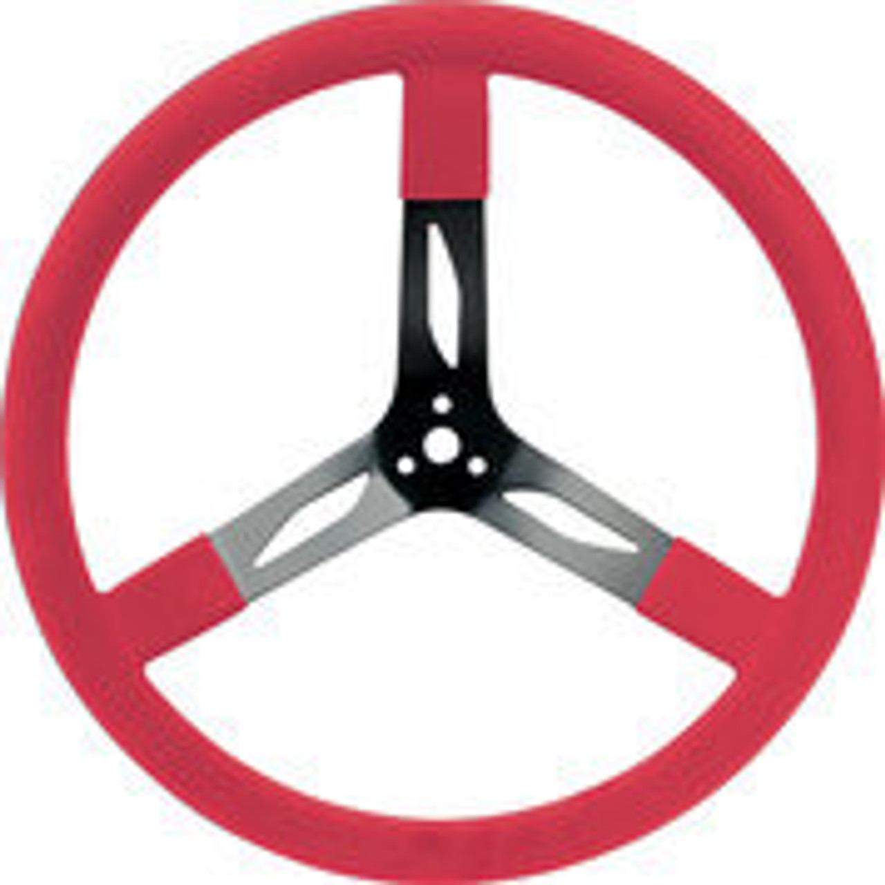 QuickCar Racing Products 17in Steering Wheel Steel Red