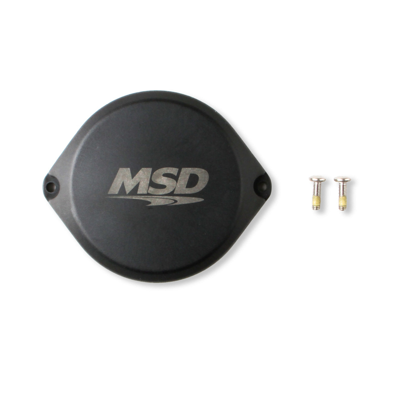 MSD Ignition COP Blank Cap for Dual Sync Distributors Black