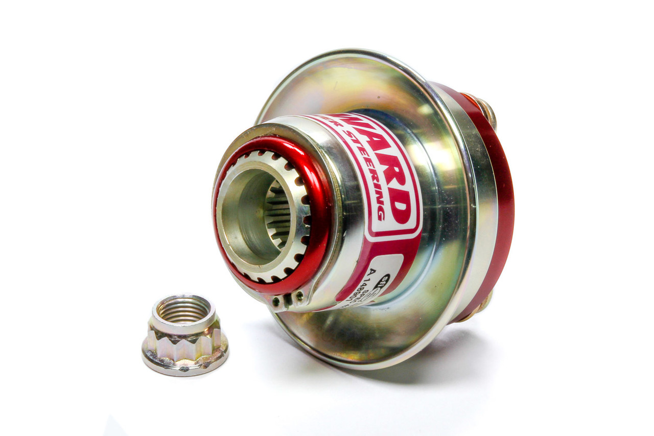 Woodward Steering wheel quick-release hub, small ring, 3-bolt, splined, SFI 42.1 - #QRSN-1