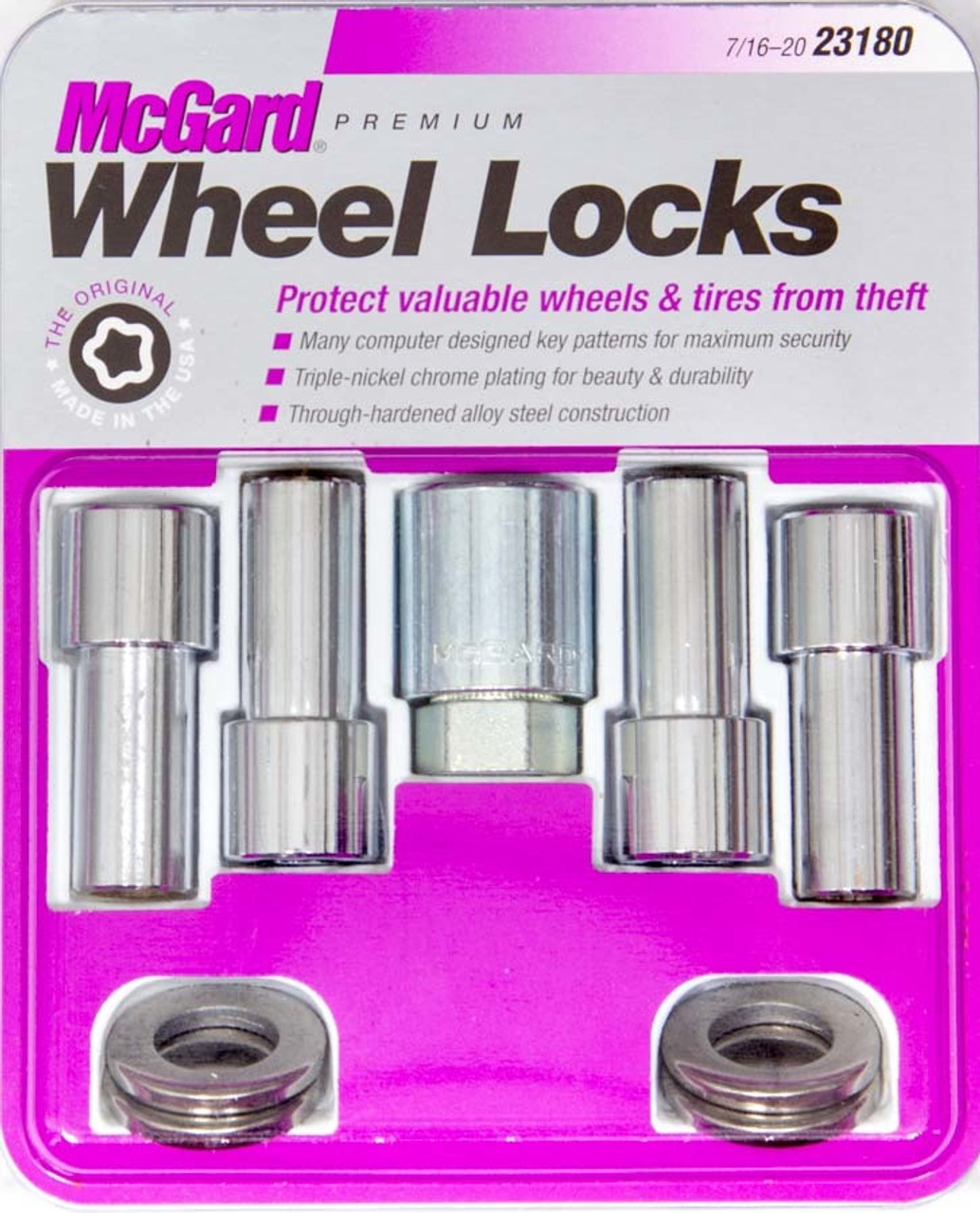 WHEEL LOCK 7/16 X-LONG SHANK (4)