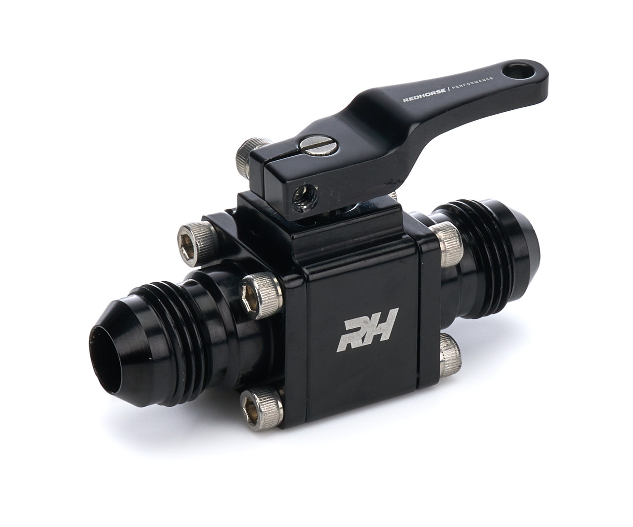 Redhorse Inline Shut Off Valve 8AN Male Inlet/Outlet - RHP4675-08-08-2