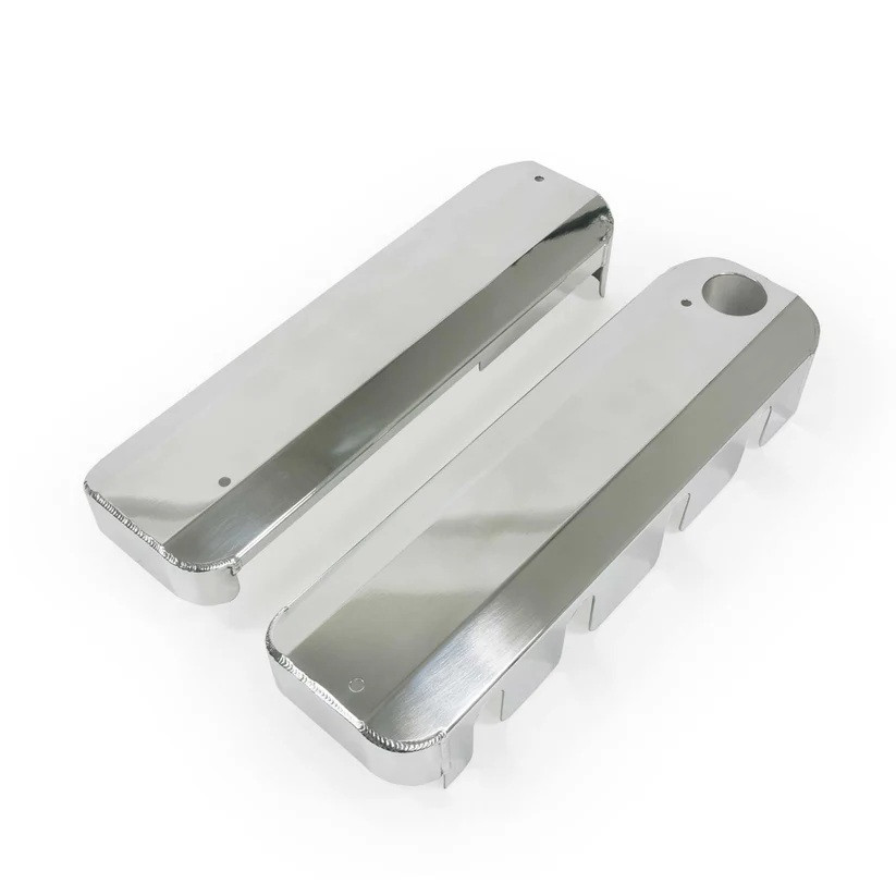 Top Street Performance Polished Fab Aluminum LS Coil Covers - TSPJM8081-7P