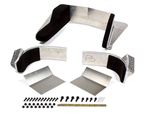 Butler Head & Shoulder Support System Dirt w/Blk Covers - BUTADV22007-4703