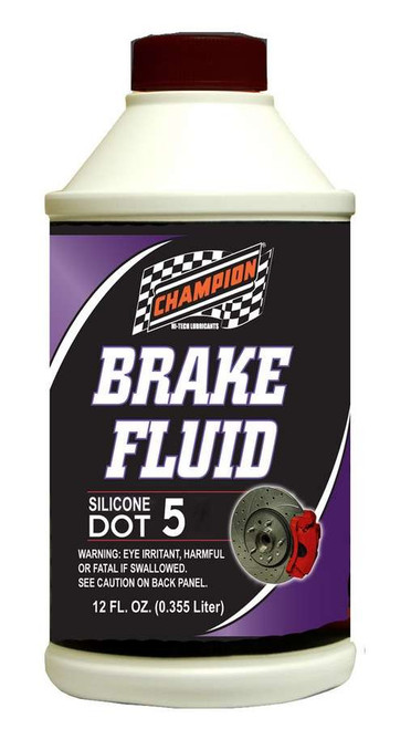 Champion Brake Fluid DOT 5 12oz.  - CHO4055K